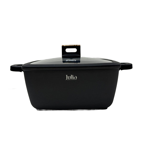 Julia square pot + oil strainer